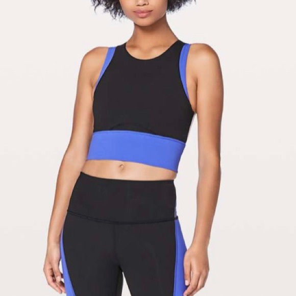 lululemon athletica Tops - Lululemon Kick Serve Sweat Bra Sz. 6